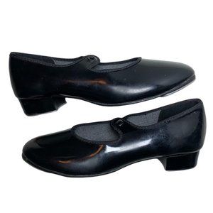 Little Girls Spotlights Black Tap Shoes Size: 13.5